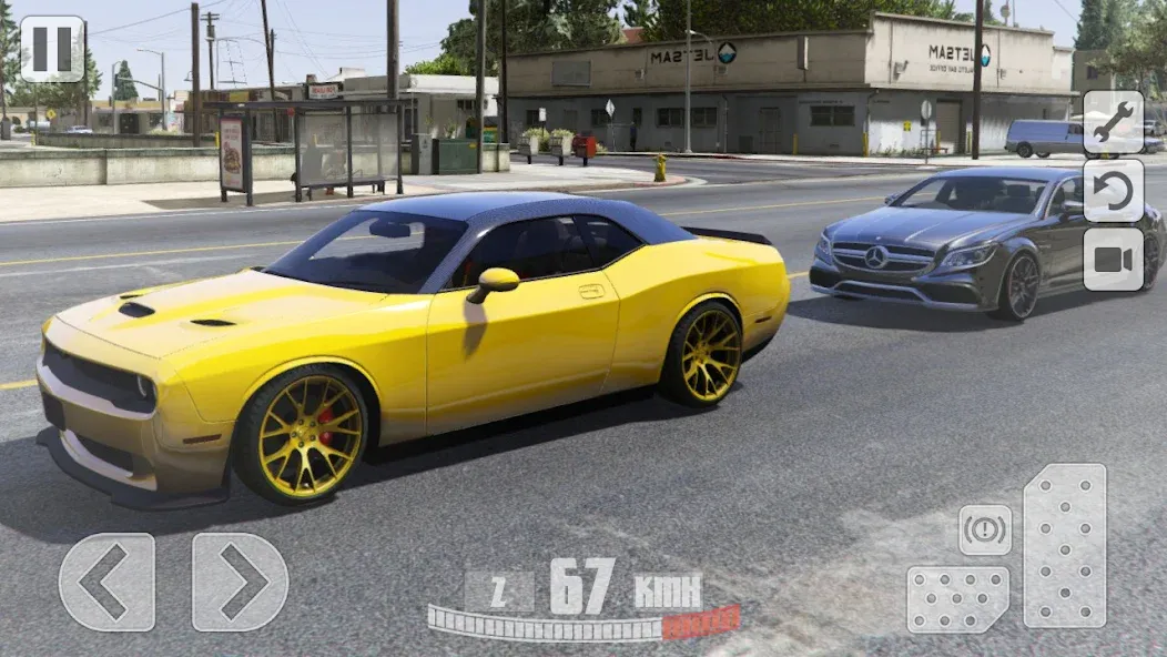 Simulator Dodge Demon Parking (Симулятор парковки  )  [МОД Menu] Screenshot 4