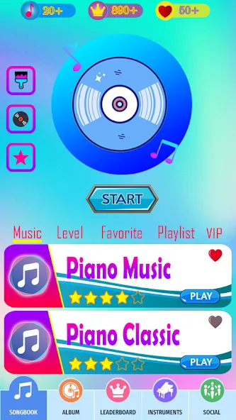 RaptorGamer Piano Tiles (РапторГеймер Пьяно Тайлс)  [МОД Mega Pack] Screenshot 1