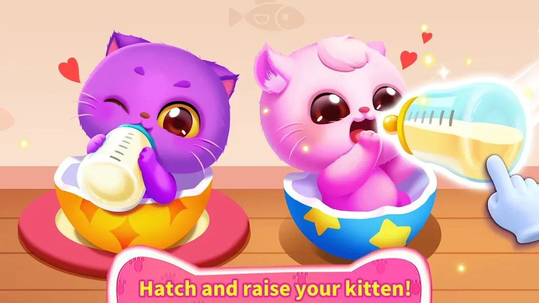 Little Panda's Cat Game  [МОД Unlocked] Screenshot 2