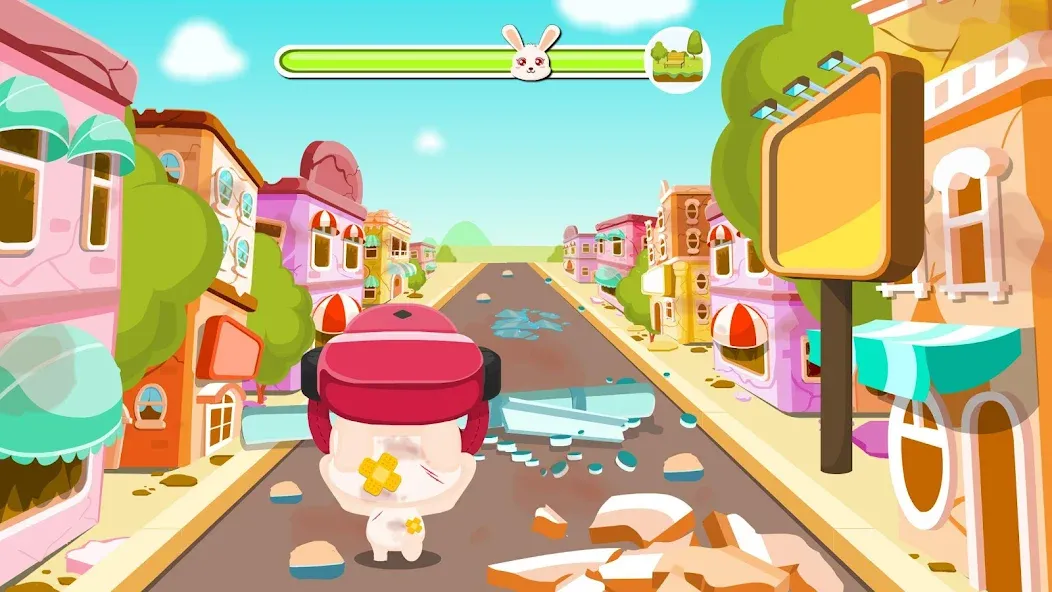 Baby Panda Earthquake Safety 1  [МОД Бесконечные монеты] Screenshot 4