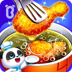 Взломанная Little Panda's Space Kitchen  [МОД Бесконечные монеты] - последняя версия apk на Андроид