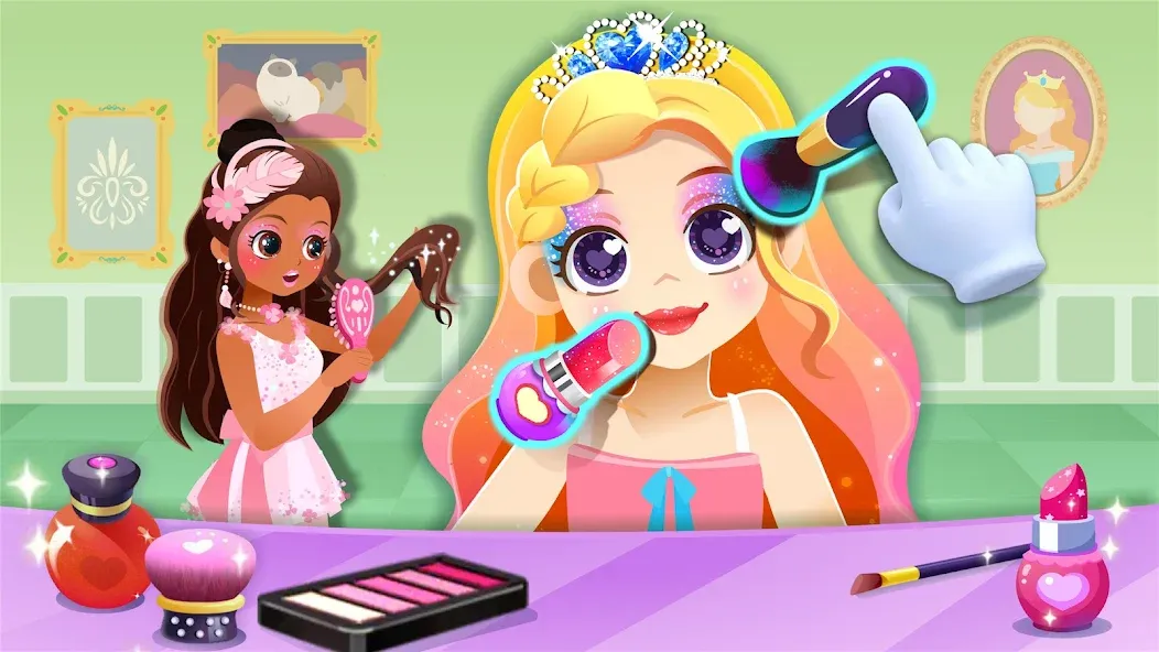 Little Panda: Princess Makeup  [МОД Много монет] Screenshot 2