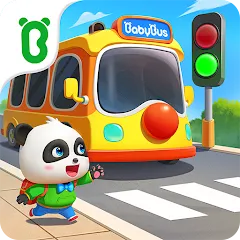 Скачать взломанную Baby Panda's School Bus  [МОД Menu] - стабильная версия apk на Андроид