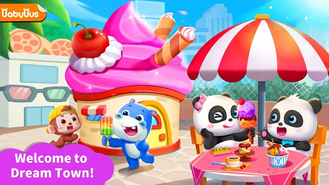 Little Panda’s Dream Town  [МОД Все открыто] Screenshot 1