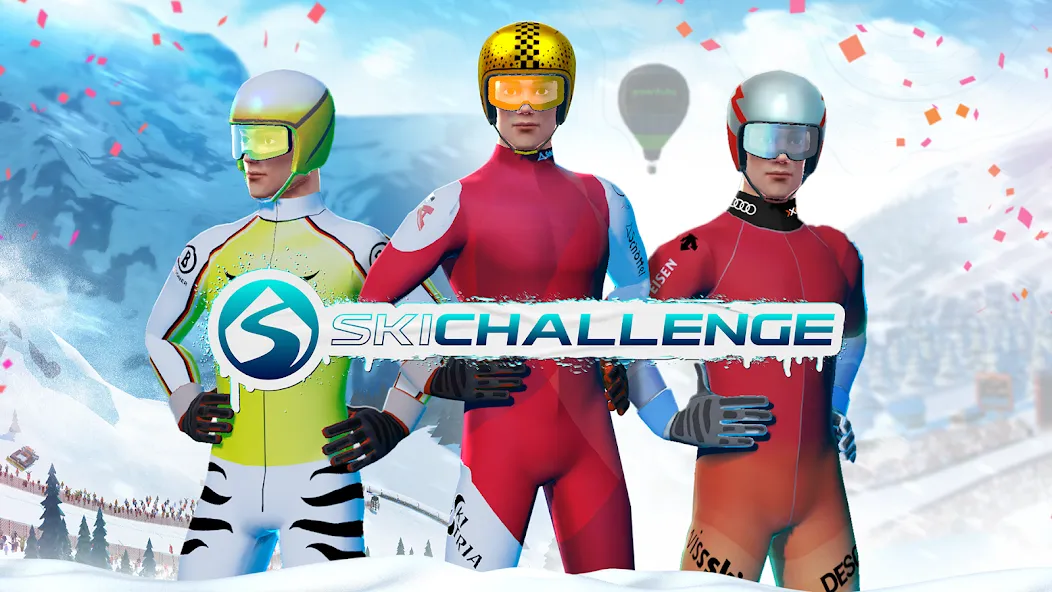 Ski Challenge (Ски Челлендж)  [МОД Много монет] Screenshot 1