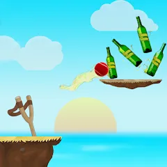 Взломанная Hit Bottles Knock Down 2  [МОД Mega Pack] - полная версия apk на Андроид