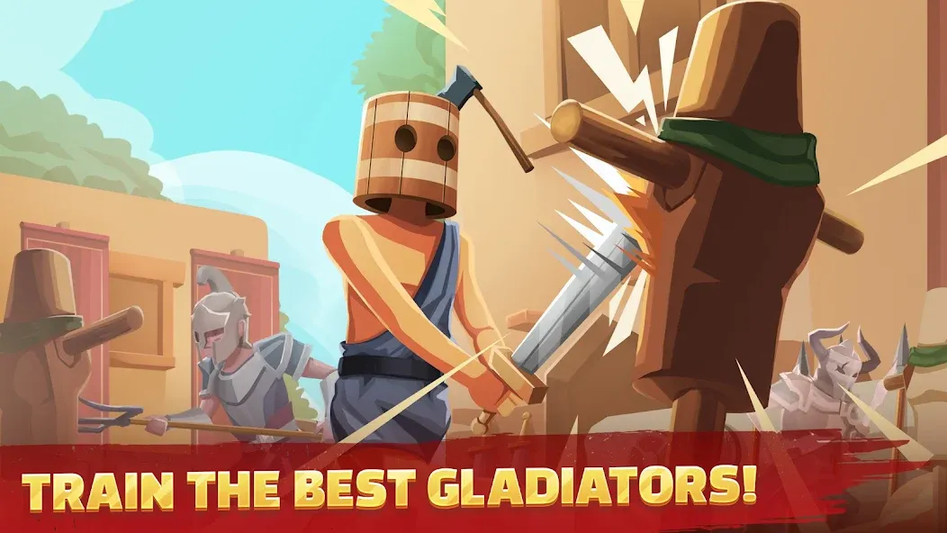 Gladiators Arena: Idle Tycoon (Гладиаторская арена)  [МОД Unlocked] Screenshot 2