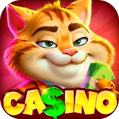 Взлом Fat Cat Casino - Slots Game (Фэт Кэт Казино)  [МОД Много монет] - последняя версия apk на Андроид