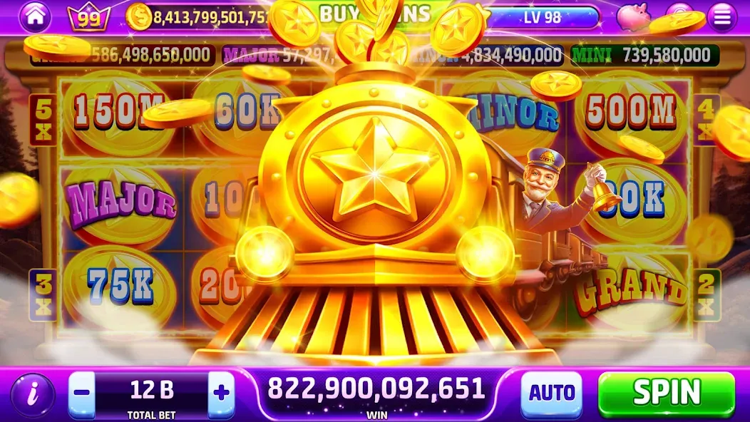 Golden Casino - Slots Games (Голден Казино)  [МОД Mega Pack] Screenshot 3