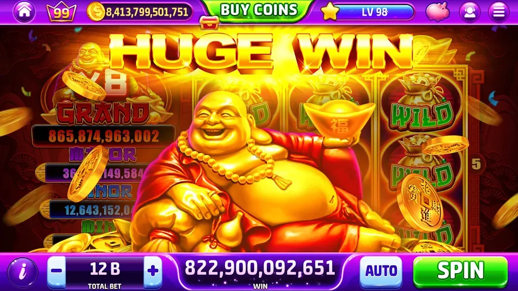 Golden Casino - Slots Games (Голден Казино)  [МОД Mega Pack] Screenshot 5