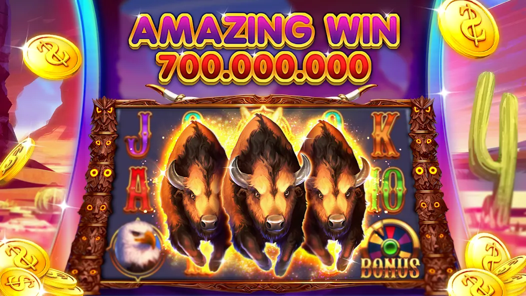 777 casino games - slots games  [МОД Много монет] Screenshot 1