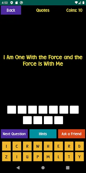 Quiz For SW Fans (Квиз для фанатов ЗВЗ)  [МОД Menu] Screenshot 4