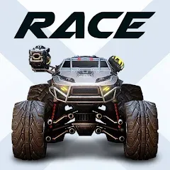 Взломанная RACE: Rocket Arena Car Extreme (РЕЙС)  [МОД Бесконечные монеты] - полная версия apk на Андроид