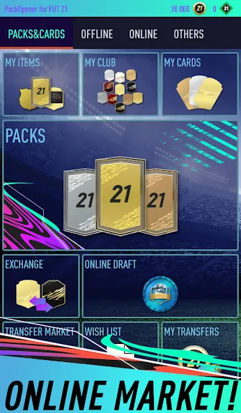 Pack Opener for FUT 21 (Пакопенер для  21)  [МОД Menu] Screenshot 2