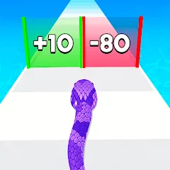 Скачать взлом Snake Run Race・3D Running Game (Снейк Ран Рейс)  [МОД Все открыто] - последняя версия apk на Андроид