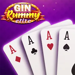 Взломанная Gin Rummy Elite: Online Game (Джин Рамми)  [МОД Меню] - полная версия apk на Андроид