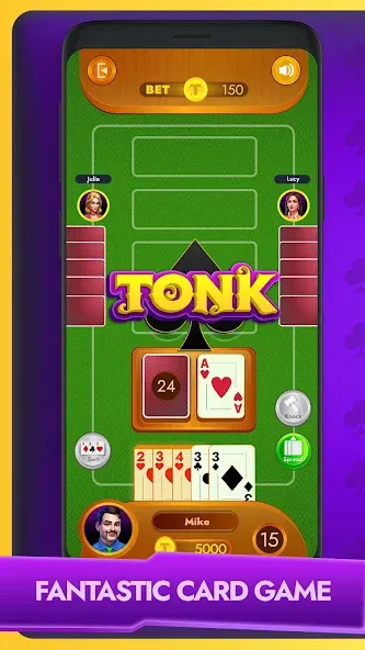 Tonk - Classic Card Game (Тонк)  [МОД Меню] Screenshot 1