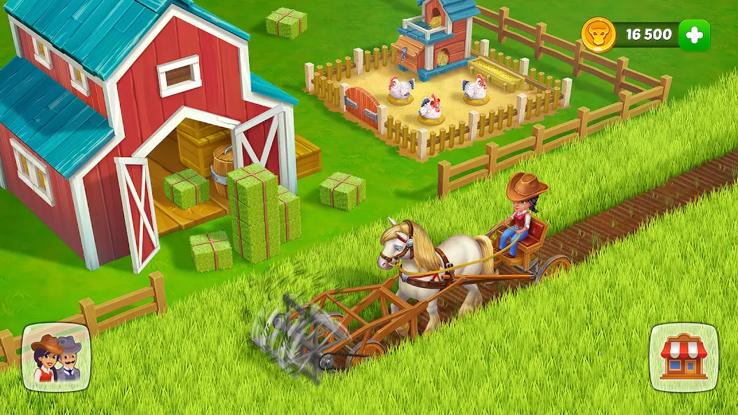 Wild West: Farm Town Build (Уайлд Вест)  [МОД Бесконечные деньги] Screenshot 3