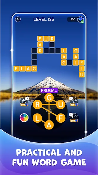 Calming Crosswords Word Puzzle  [МОД Бесконечные монеты] Screenshot 4