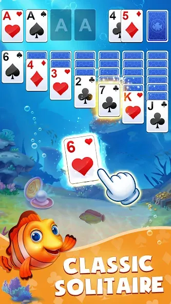 Solitaire: Fish Master (Солитер)  [МОД Все открыто] Screenshot 1