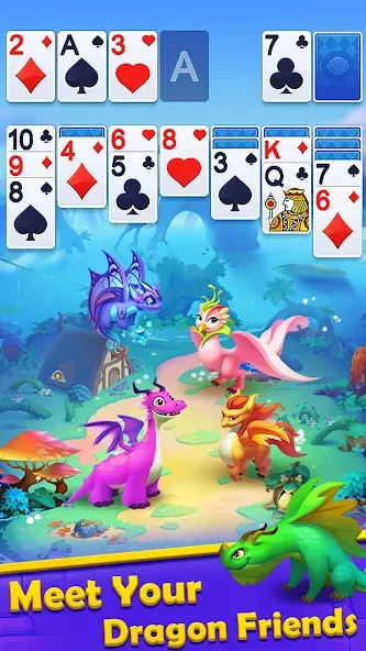 Solitaire Dragons  [МОД Unlimited Money] Screenshot 4