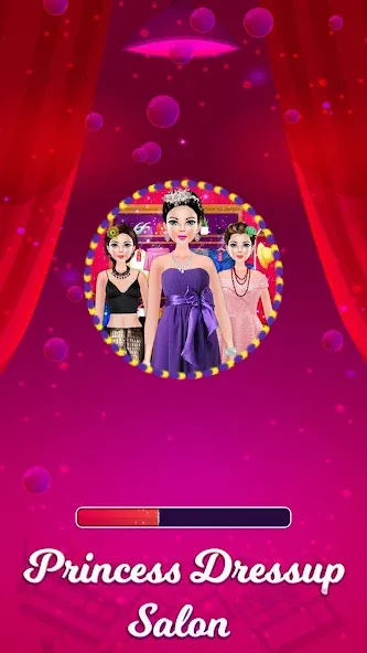 Princess Makeup Dressup Salon (Принцесса Мейкап Дрессап Салон)  [МОД Меню] Screenshot 1