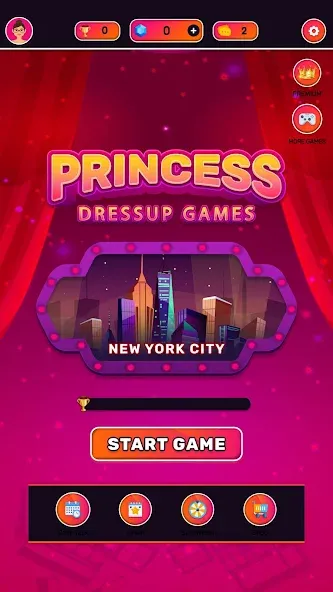 Princess Makeup Dressup Salon (Принцесса Мейкап Дрессап Салон)  [МОД Меню] Screenshot 2