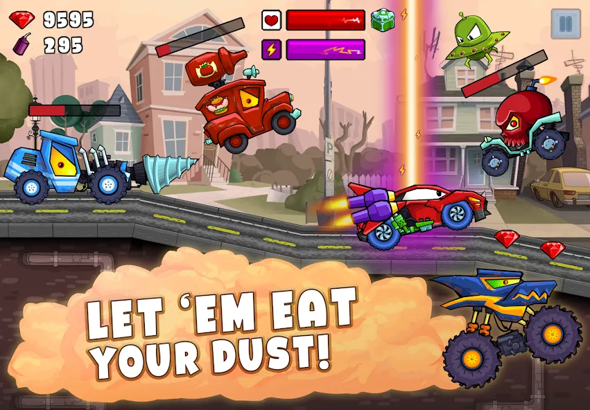 Car Eats Car 2 - Racing Game (Кар Еатс Кар 2)  [МОД Все открыто] Screenshot 3