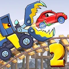 Взлом Car Eats Car 2 - Racing Game (Кар Еатс Кар 2)  [МОД Все открыто] - полная версия apk на Андроид