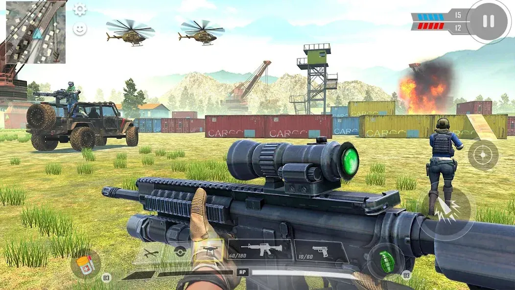 Commando War Army Game Offline  [МОД Mega Pack] Screenshot 4