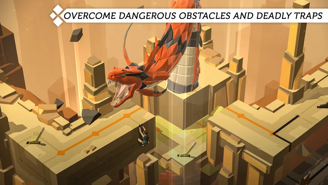 Lara Croft GO (Лара Крофт ГО)  [МОД Бесконечные монеты] Screenshot 4