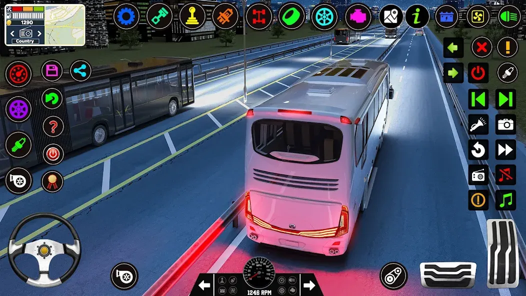 Bus Driving Games 3D: Bus Game  [МОД Бесконечные деньги] Screenshot 1