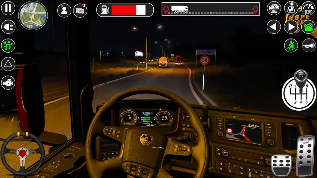 Euro Cargo Truck Simulator 3D  [МОД Unlocked] Screenshot 2