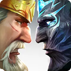 Скачать взломанную Age of Kings: Skyward Battle (Эйдж оф Кингс)  [МОД Menu] - стабильная версия apk на Андроид