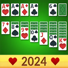 Скачать взломанную Solitaire Classic - 2024 (Солитер Классик)  [МОД Unlimited Money] - стабильная версия apk на Андроид