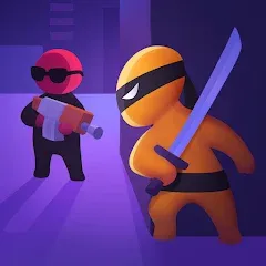 Взломанная Stealth Master: Assassin Ninja (Стил Мастер)  [МОД Все открыто] - стабильная версия apk на Андроид