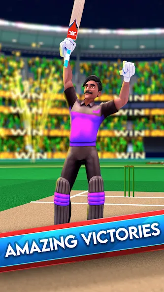 Stick Cricket Clash (тик Крикет Клаш)  [МОД Бесконечные монеты] Screenshot 4