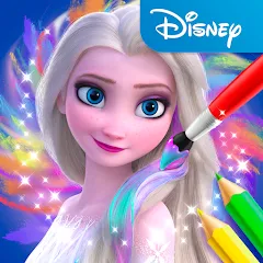 Скачать взлом Disney Coloring World (Дисней)  [МОД Много денег] - последняя версия apk на Андроид