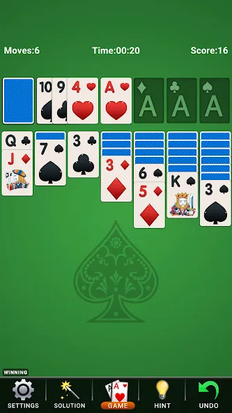 Solitaire: Classic Card Game  [МОД Бесконечные деньги] Screenshot 1