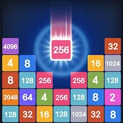 Взломанная Drop Merge : Number Puzzle (Дроп Мердж)  [МОД Много денег] - последняя версия apk на Андроид