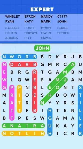 Word Search Puzzle Challenge (Уордсрч Пазл Челлендж)  [МОД Unlimited Money] Screenshot 4