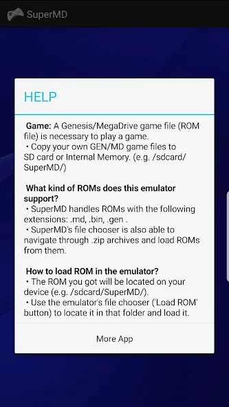 SuperMD (All in One Emulator) (уперМД)  [МОД Бесконечные монеты] Screenshot 2