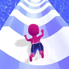 Скачать взлом Waterpark Super Slide (Ватерпарк Супер Слайд)  [МОД Unlimited Money] - стабильная версия apk на Андроид