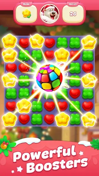 Sweet Candy Match: Puzzle Game (Свит Кэнди Матч)  [МОД Unlocked] Screenshot 2