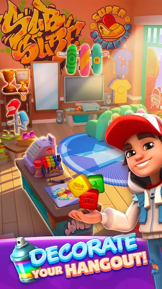 Subway Surfers Blast (Сабвей Серферс Бласт)  [МОД Бесконечные монеты] Screenshot 1