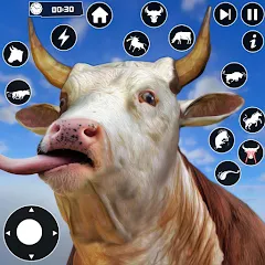 Взломанная Scary Cow Simulator Rampage (Скари)  [МОД Много денег] - последняя версия apk на Андроид