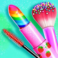 Скачать взломанную Candy Makeup Beauty Game  [МОД Mega Pack] - стабильная версия apk на Андроид