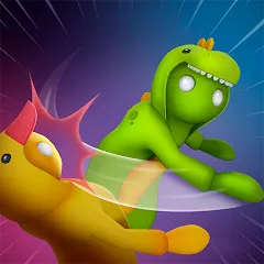 Скачать взломанную Gang Battle Party: Animals 3D  [МОД Много денег] - последняя версия apk на Андроид