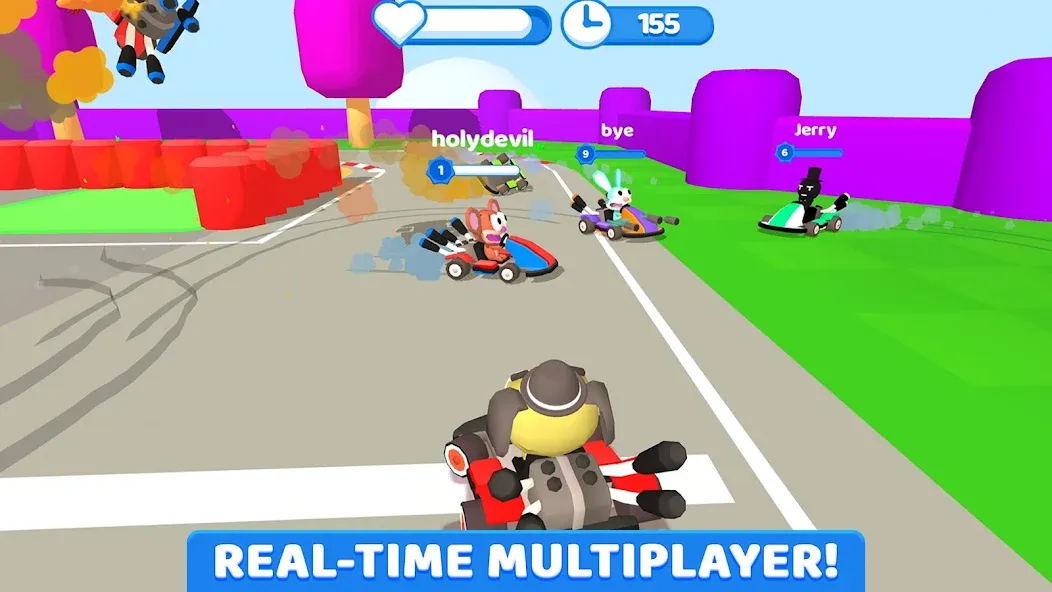 SmashKarts.io  [МОД Много денег] Screenshot 1