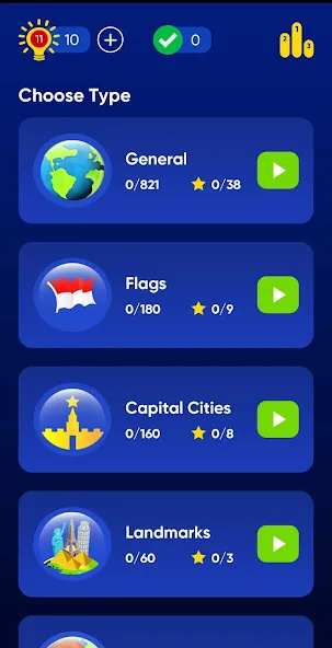 Geo Quiz: World Geo Trivia (Джио Квиз)  [МОД Много денег] Screenshot 2